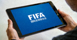 国际足球联合会FIFA官方Logo - 蓝色背景上的FIFA字样
